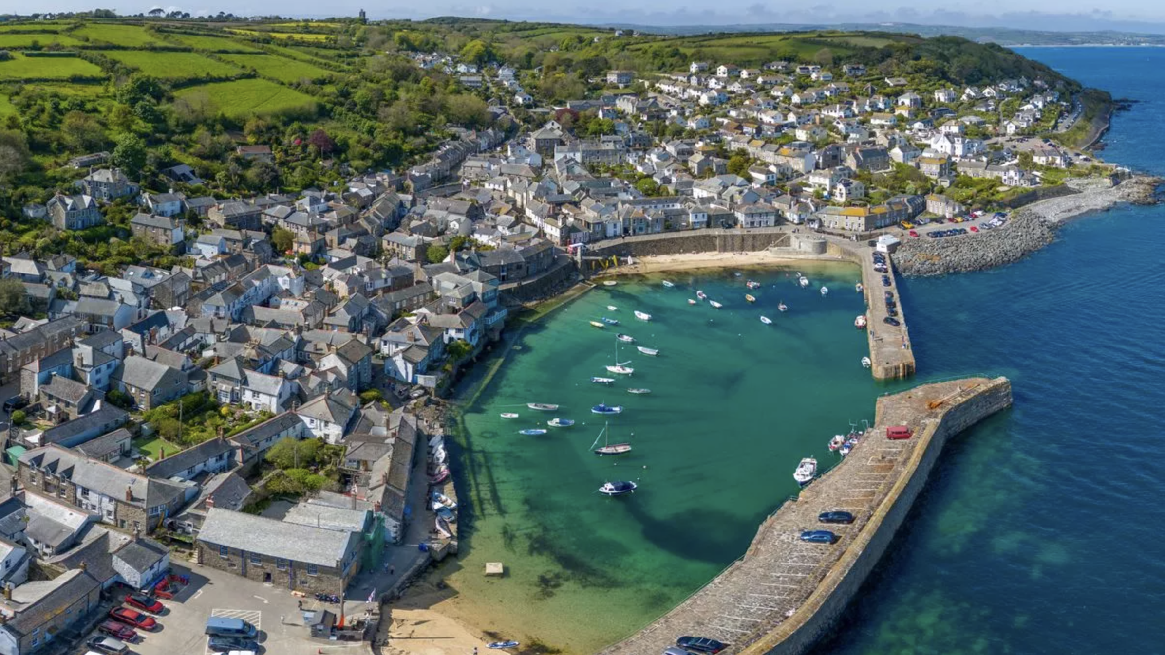 Aerial view of Mousehole