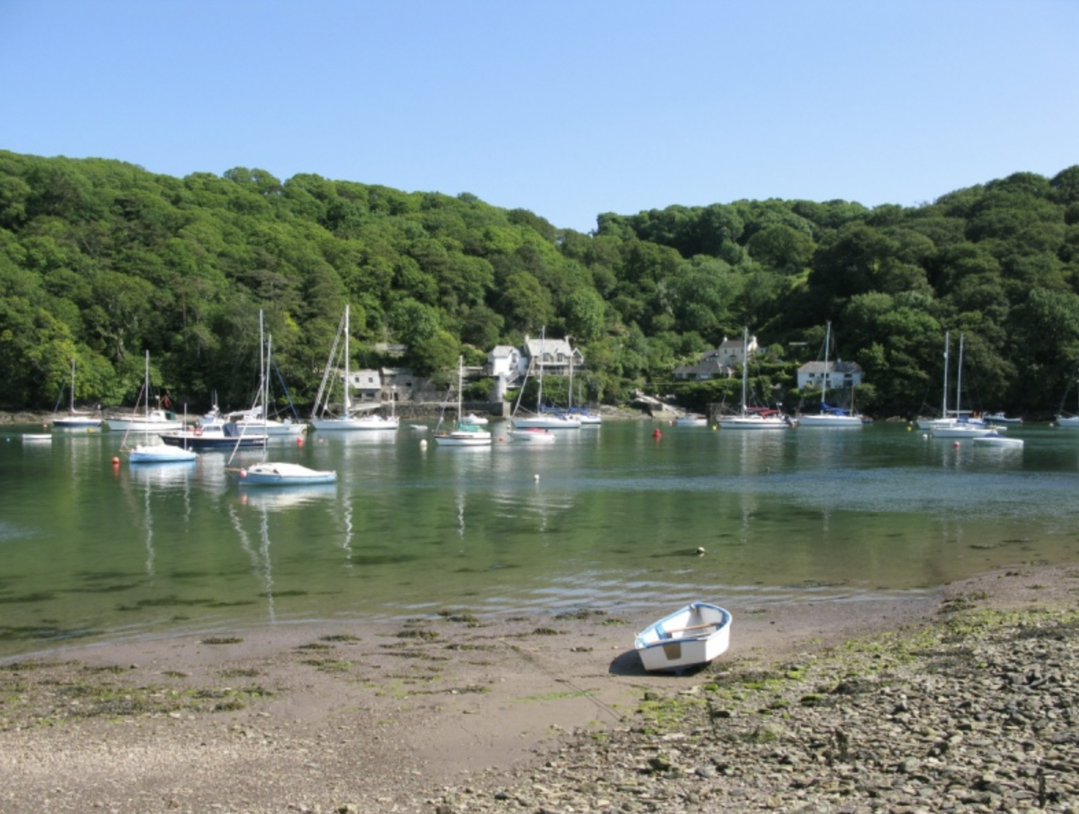 low tide on river yealm